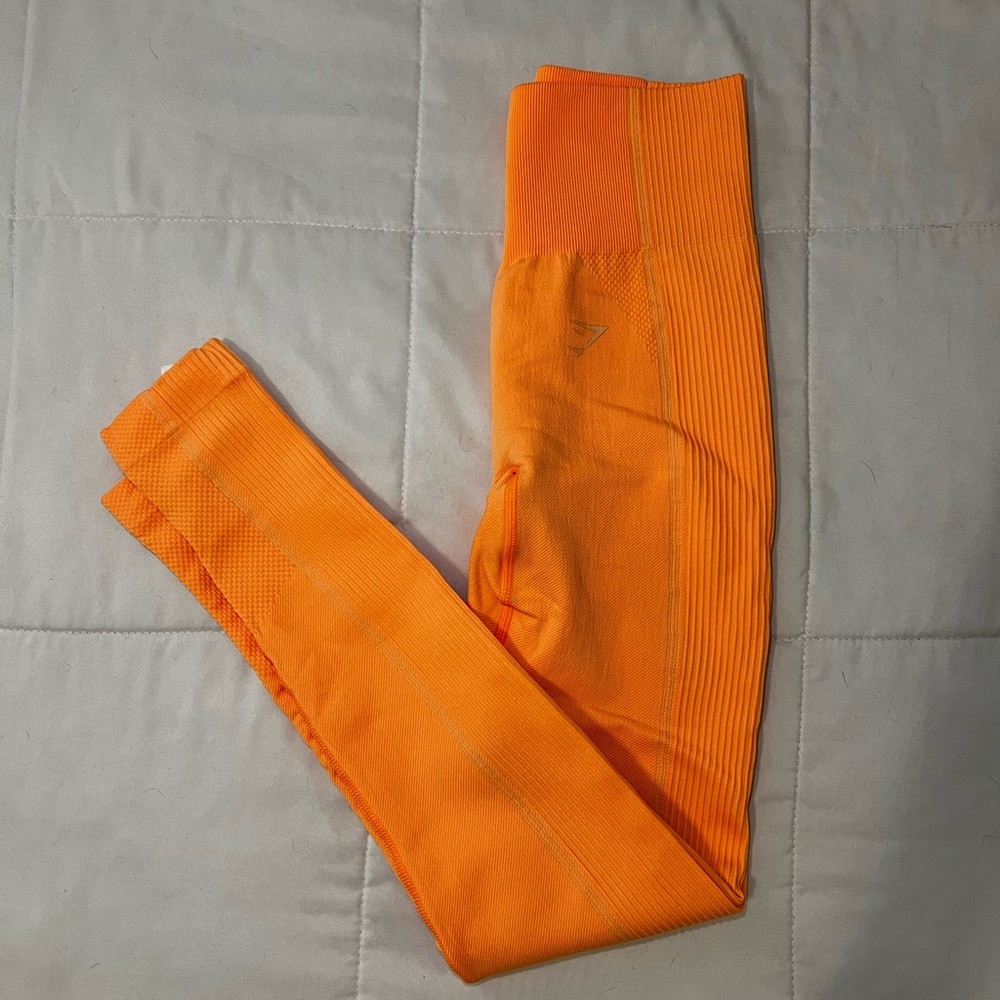 Gymshark Ultra Seamless Leggings - Orange